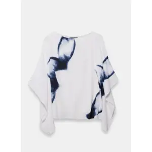 Mint Velvet White Floral Print Batwing Top